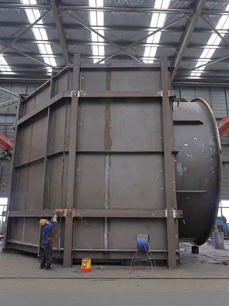 Box Column Fabrication steel structure project